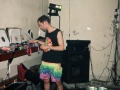 Selecting tunes at the Spectrum Party, Tokyo, May 1998